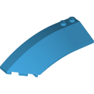 Left Shell 3X8X2 W/Bow/Angle - Dark Azur
