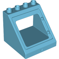 Frame 4X4X3, W/ Slope - Medium Azur