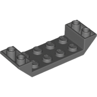 Inv. Roof 2X6 45 Deg. W/Cut - Dark Stone Grey