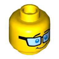 Mini Head, No. 2222 - Bright Yellow