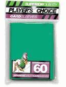 Player's Choice Yu-Gi-Oh Sleeves Pack of 60 in Green