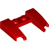 Front 4X3X2/3, W/ Bow - Bright Red
