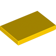 Flat Tile 2X3 - Bright Yellow