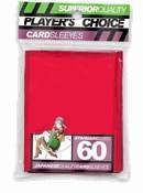 Player's Choice Yu-Gi-Oh Sleeves Pack of 60 in Red