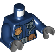 Mini Upper Part, No. 3694 - Earth Blue