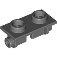 Plate 1X2 (Rocking) - Dark Stone Grey