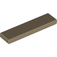 Flat Tile 1X4 - Sand Yellow