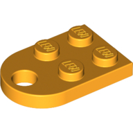 Coupling Plate 2X2 - Flame Yellowish Orange