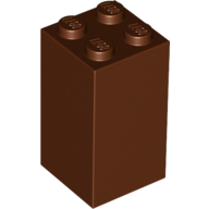 Brick 2X2X3 - Reddish Brown