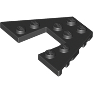 Plate 6X4 W/Angle - Black