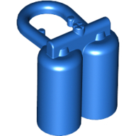 Mini Oxygen Bottles - Bright Blue