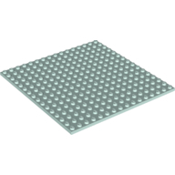 Plate 16X16 - Aqua