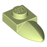 Plate 1X1 W/Tooth - Spring Yellowish Green