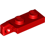 Plate 1X2 W/Stub Vertical/End - Bright Red