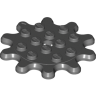 Gear Wheel 4X4, Z10 - Dark Stone Grey