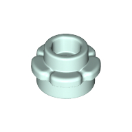 Flower 1X1 - Aqua