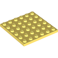 Plate 6X6 - Cool Yellow