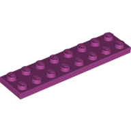 Plate 2X8 - Bright Reddish Violet