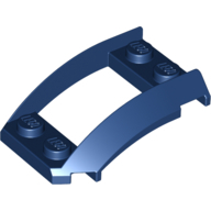 Plate 2X4X1 1/3 W. Side Bow - Earth Blue
