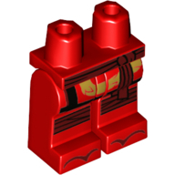 Mini Lower Part, No. 1604 - Bright Red