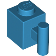 Brick 1X1 W. Handle - Dark Azur