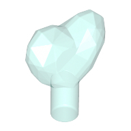 Heart W/ Minuscule3,2 Shaft - Transparent Light Blue