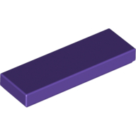 Flat Tile 1X3 - Medium Lilac