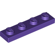 Plate 1X4 - Medium Lilac