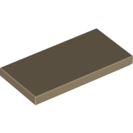 Flat Tile 2X4 - Sand Yellow
