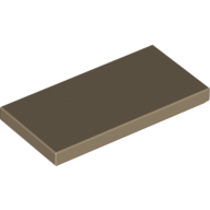 Flat Tile 2X4 - Sand Yellow