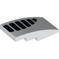 Brick 2X4, W/ Bow, No. 6 - White