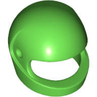 Mini Crash Helmet - Bright Green