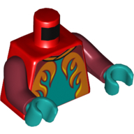Mini Upper Part, No. 5758 - Bright Red