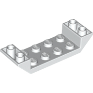 Inv. Roof 2X6 45 Deg. W/Cut - White