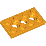 Plate 2X4, 3XMinuscule4.9 - Flame Yellowish Orange