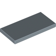 Flat Tile 2X4 - Sand Blue
