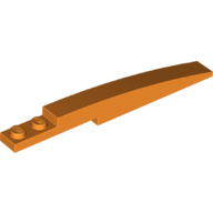 Brick With Bow 1X10 - Bright Orange