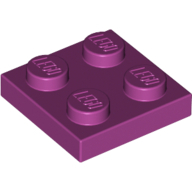 Plate 2X2 - Bright Reddish Violet