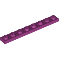 Plate 1X8 - Bright Reddish Violet