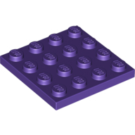 Plate 4X4 - Medium Lilac