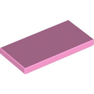 Flat Tile 2X4 - Light Purple