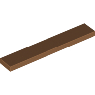 Flat Tile 1X6 - Medium Nougat
