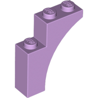 Brick With Bow 1X3X3 - Lavender
