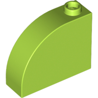Bow Brick 1X3X2 - Bright Yellowish Green