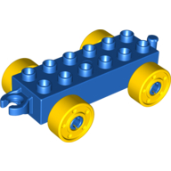 Duplo Chassis 2X6 - Bright Blue