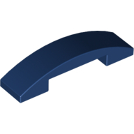 Plate W. Bow 1X4X2/3 - Earth Blue