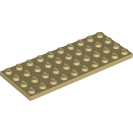 Plate 4X10 - Brick Yellow