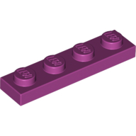 Plate 1X4 - Bright Reddish Violet