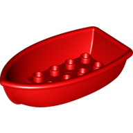 Boat 4X7 - Bright Red