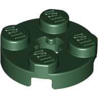 Plate 2X2 Round - Earth Green